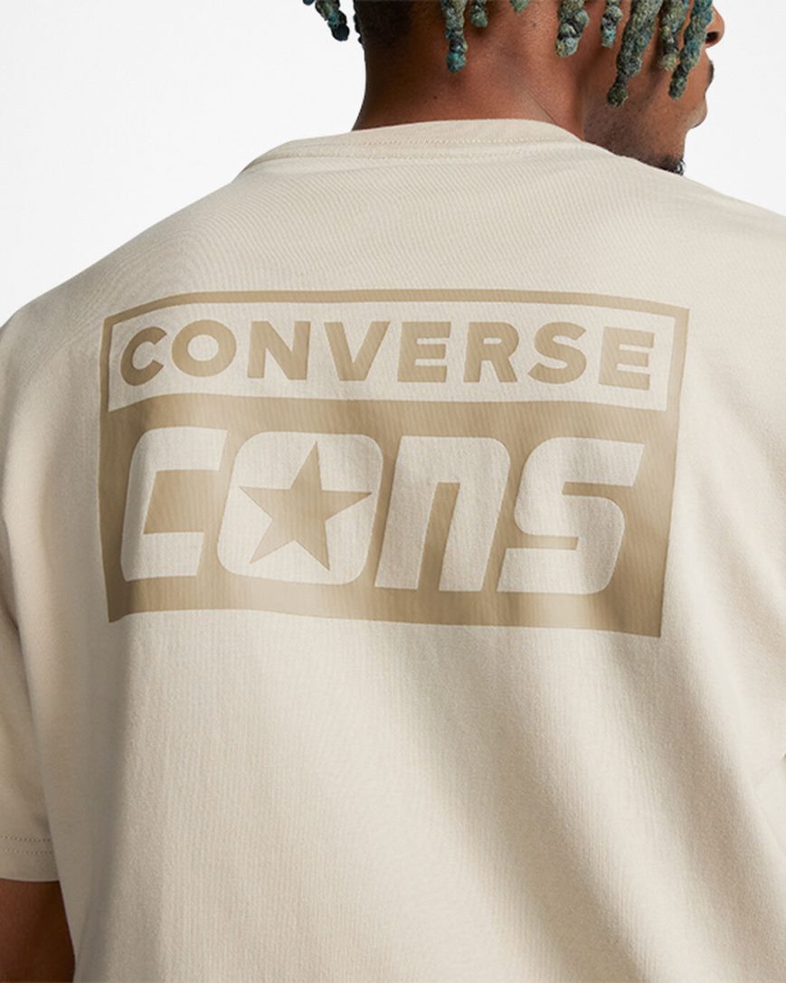 T-Shirts Barbati Converse CONS Grafice Gri | RO O13WZD481